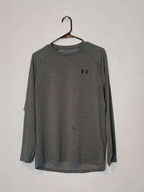 Under Armour Men's Long Sleeve Gray Performance Tee